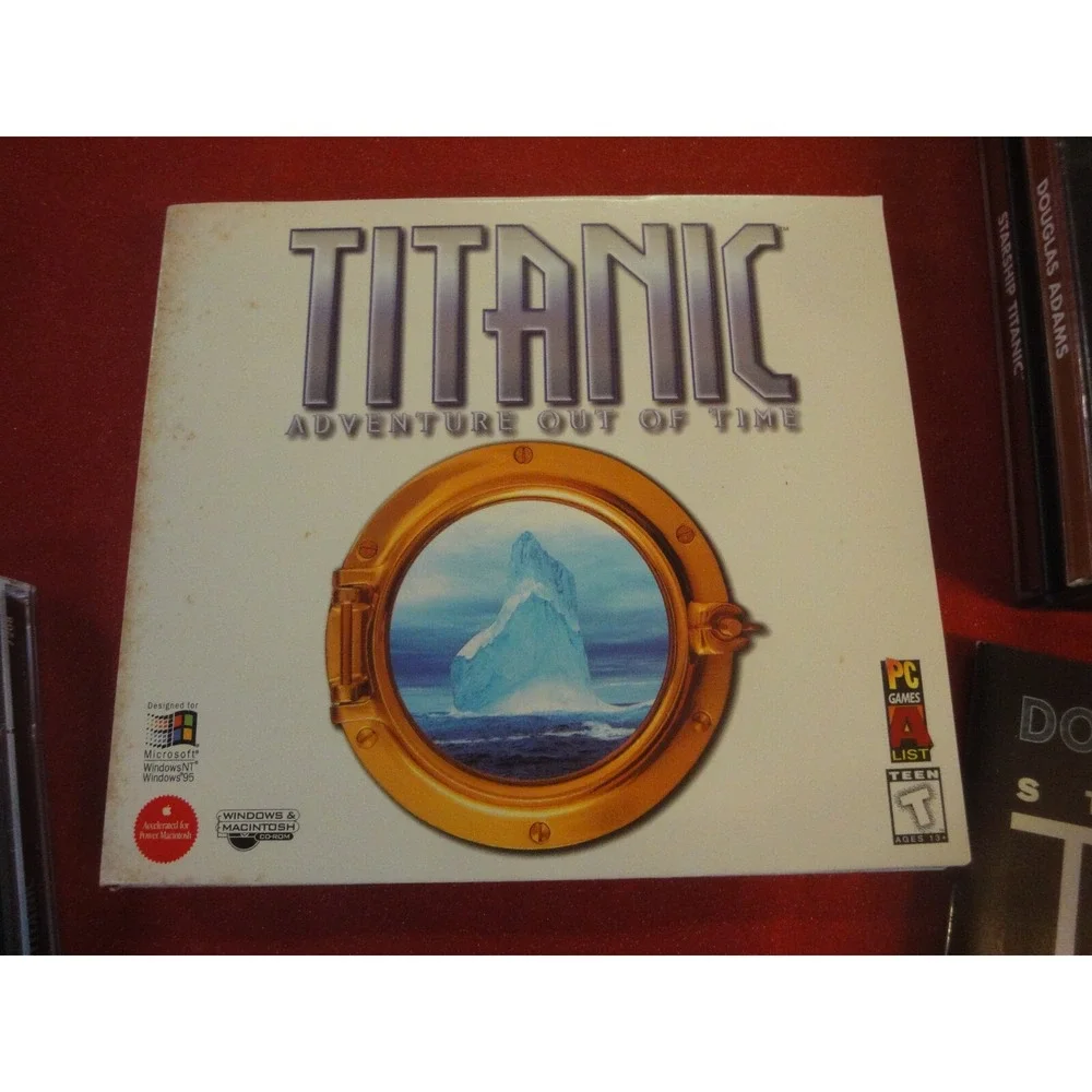 vintage pc games TITANIC Starship Douglas adams Adventure out of time documentar